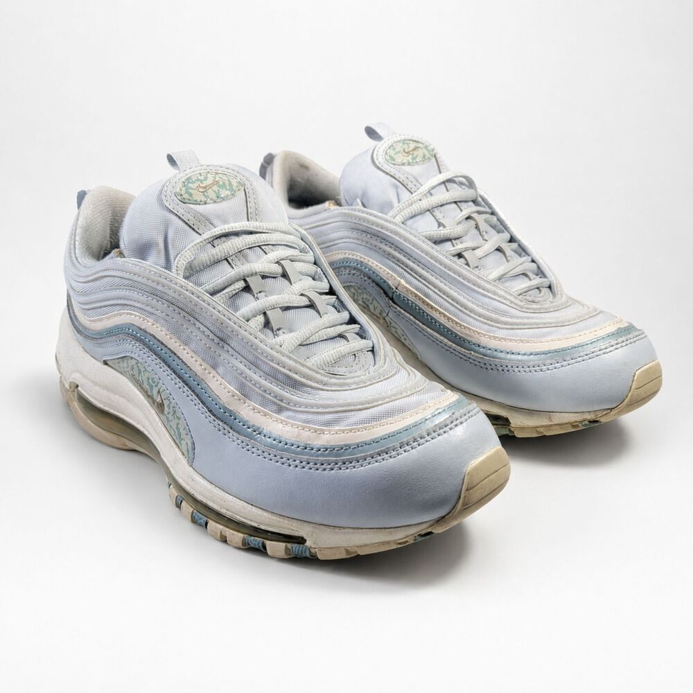 Nike Air Max 97 Blue Camo Women’s 8.5 Aura Silver DJ5434-400